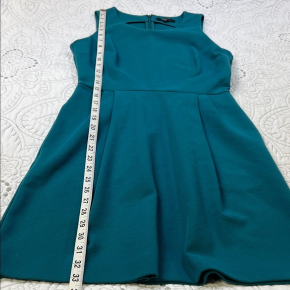 Madewell Teal Sleeveless Fit and Flare Mini Dress - Women’s XS - Picture 8 of 9